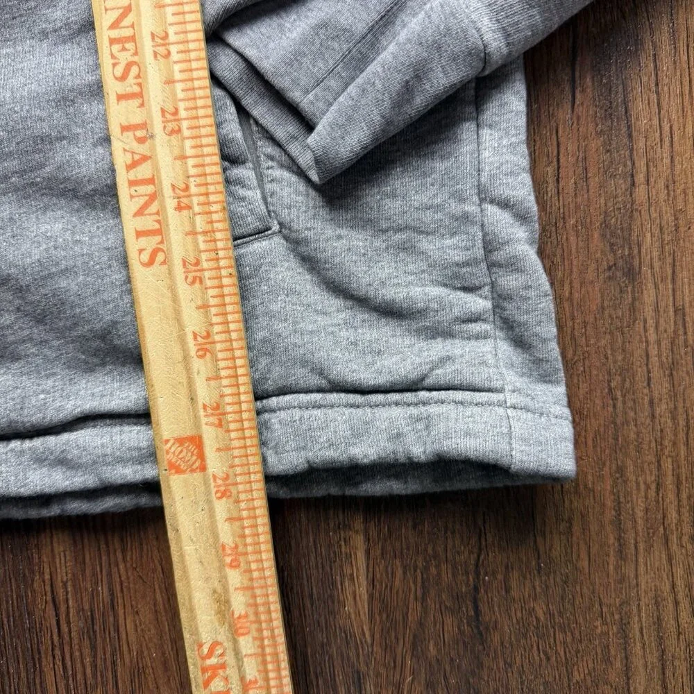 Patagonia Pullover Sweater L Men's 1/4 Zip Pockets Gray Tie Waist - Picture 6 of 6